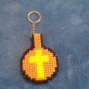 Cross keychain